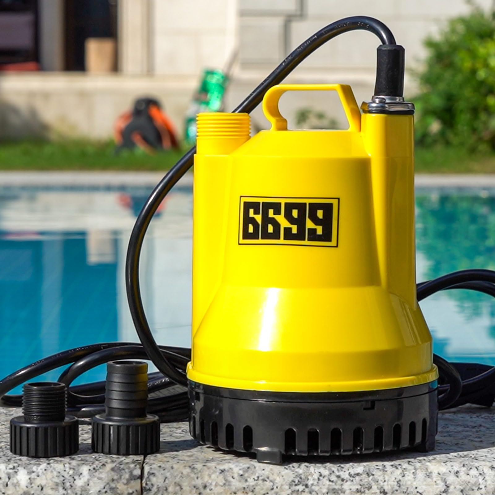 6699 1/6HP Portable Utility Pump Submersible Small Backup Sump Pump Draining Too