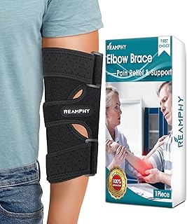 Elbow Brace,Comfortable Night Elbow Sleep Support,Elbow Splint, Adjustable Stabilizer Splints, Cubital Tunnel Syndrome,Tendonitis,Ulnar Nerve,Tennis,Fits for Men and Women
