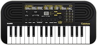 Casio SA-51 Mini Keyboard with 32 Mini Keys, Black