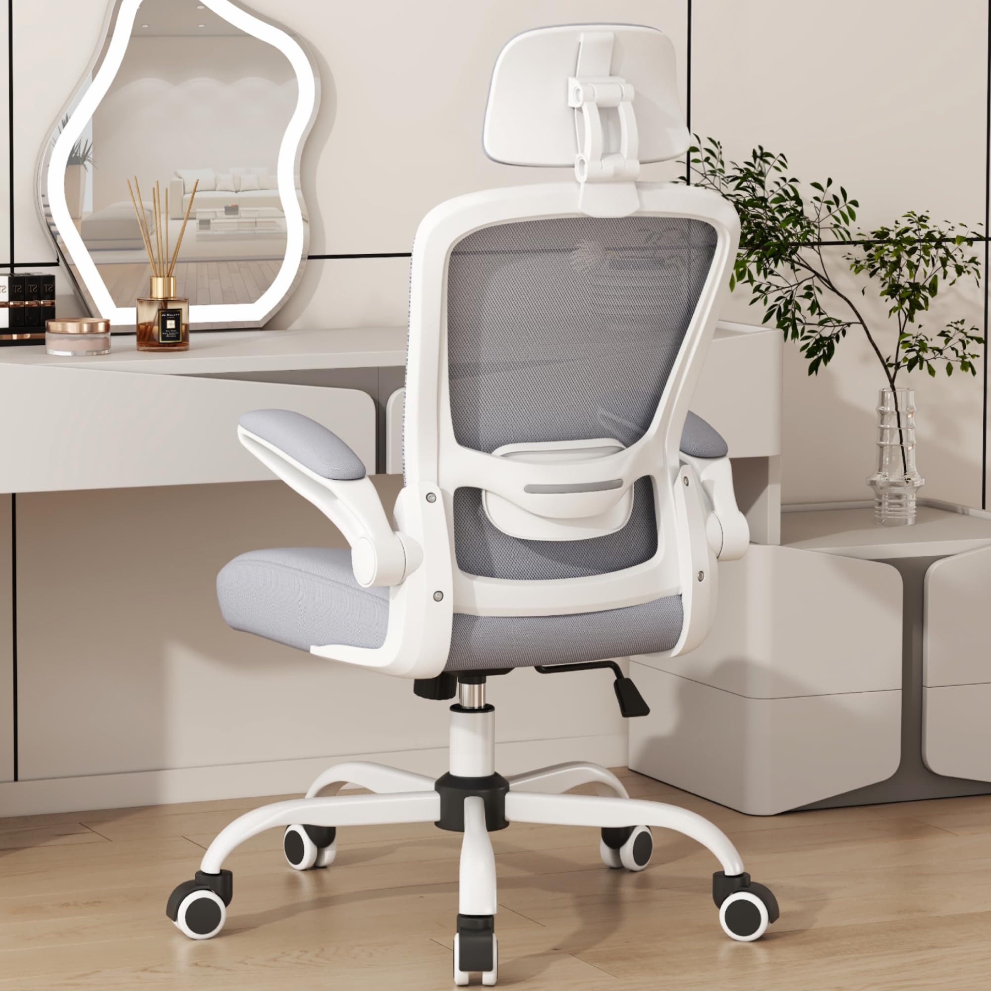 Mimoglad Office Chair, Comfy Desk Chair - High Back Ergonomic Computer Chair wit