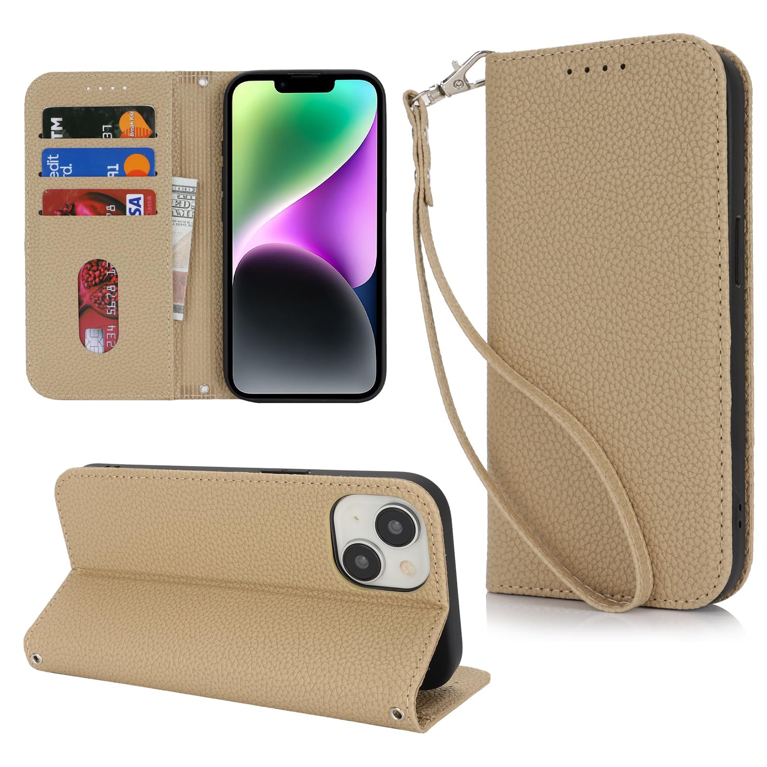 [Hamany] iPhone 14 Case Notebook Type iphone13 Case iPhone14 Case Card