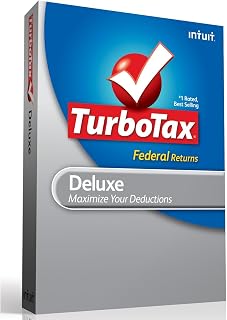 Intuit TurboTax Deluxe Fed + Efile + State 2012 - Windows