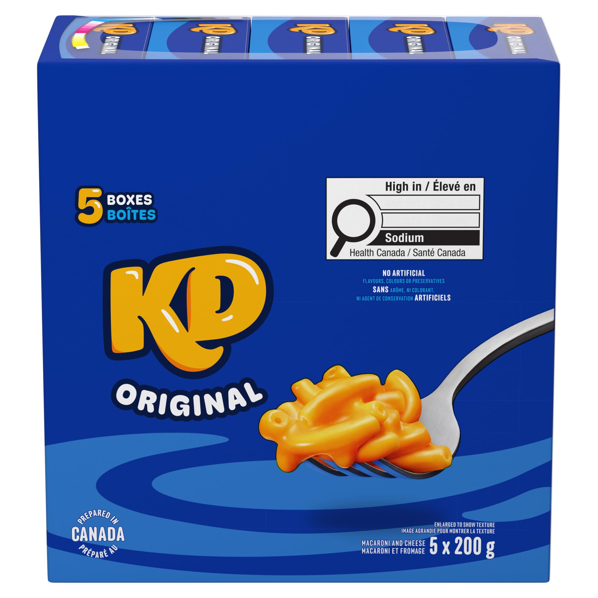 Kraft Dinner Original Macaroni and Cheese Dinner, 200 g, 5 ct Pack
