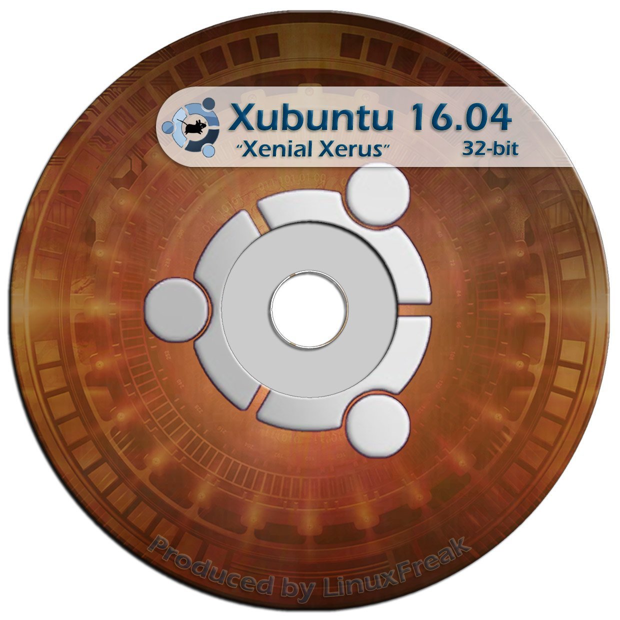 Xubuntu Linux 16.04 DVD - FAST Desktop Live DVD - Replace Windows - Official 32-