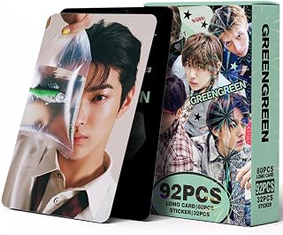 KPOPBTS Cortis 60 PCS Photocards and 32 PCS Stickers KPOP Album GREENGREEN Merch Cards Lomo Card Set, Gift for COER‌ Boys and Girls