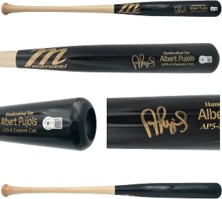 Albert Pujols Autographed Black Player Model Baseball Bat S.t. L.o.u.i.s C.a.r.d.i.n.a.l.s Beckett BAS Witness Stock #252445