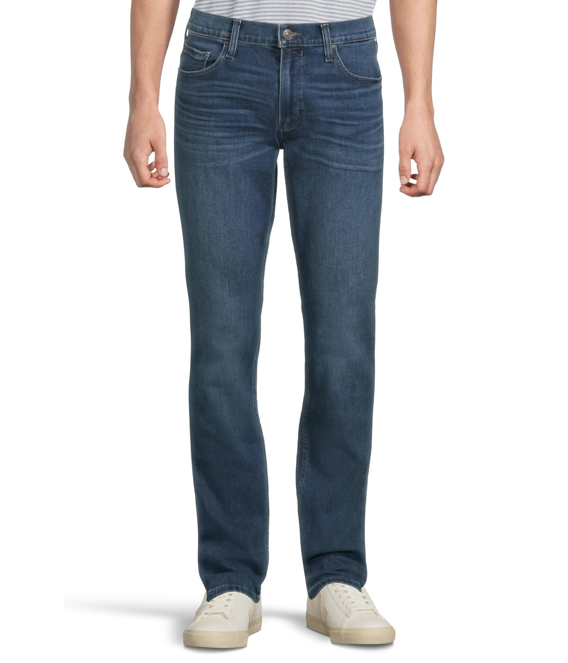 Paige Men's Federal Transcend Slim Fit Straight Leg Trousers