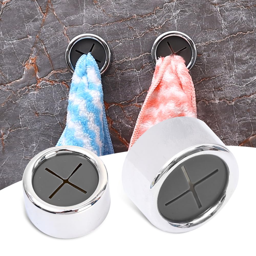 Towel Storage Hooks Self Adhesive Towel Holder Round Traceless Creative Wall Mou
