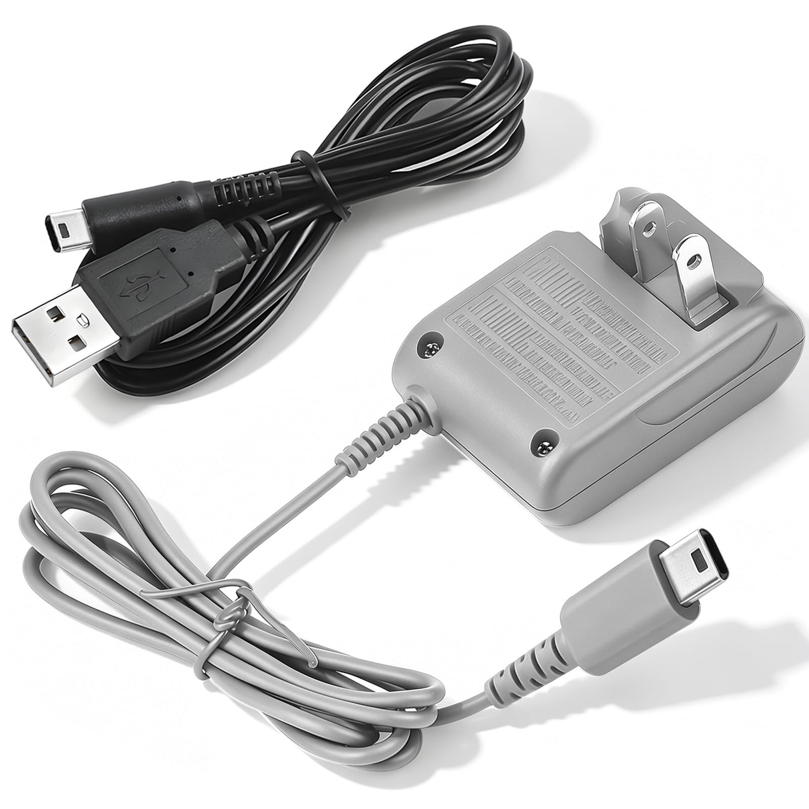 DS Lite Charger Kit Compatible with Nintendo DS Lite 100-240V AC Wall Plug Power