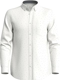 s.Oliver Slim Fit: Patterned Cotton Stretch Shirt