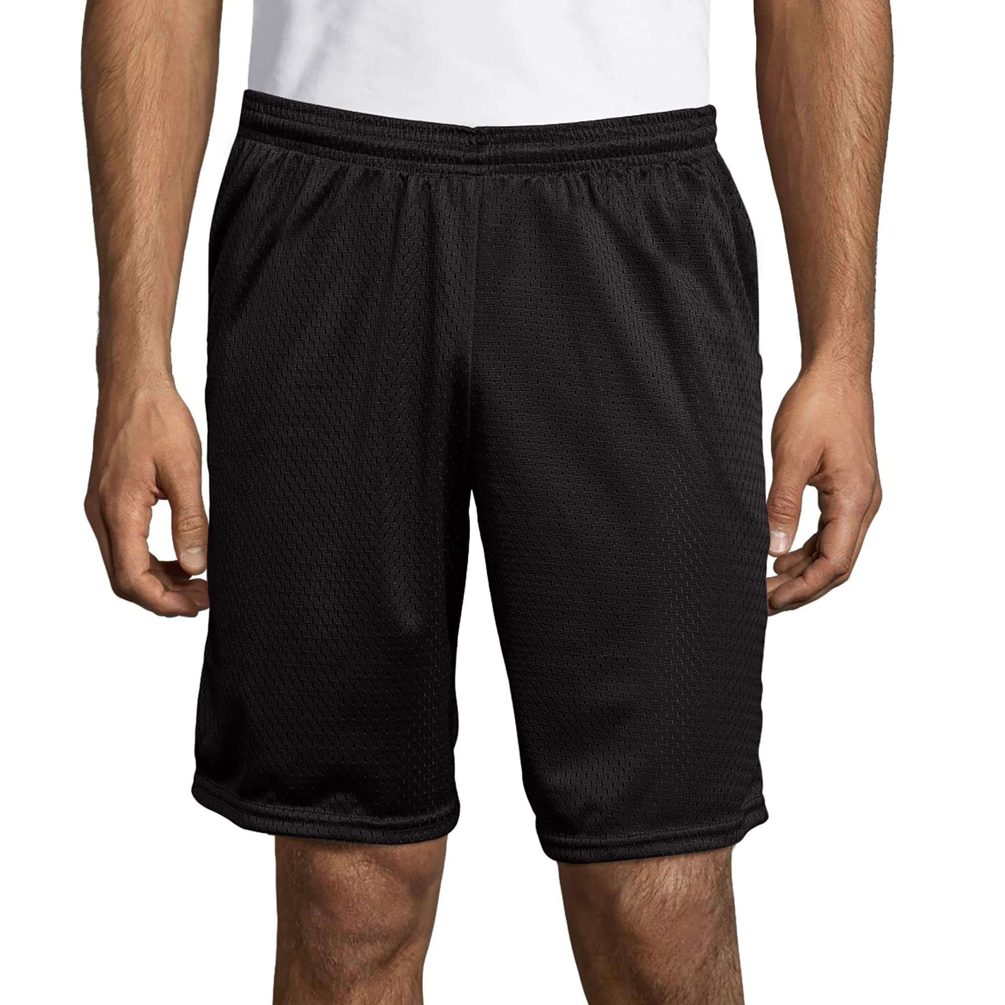 Hanes Sport Malha Com Men's Mesh Shorts with Mesh Sports Pocket