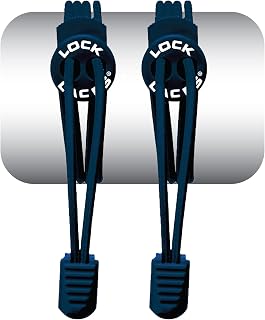Lock Laces Elastic No Tie Shoelaces for Kids & Adults, One Size Fits All