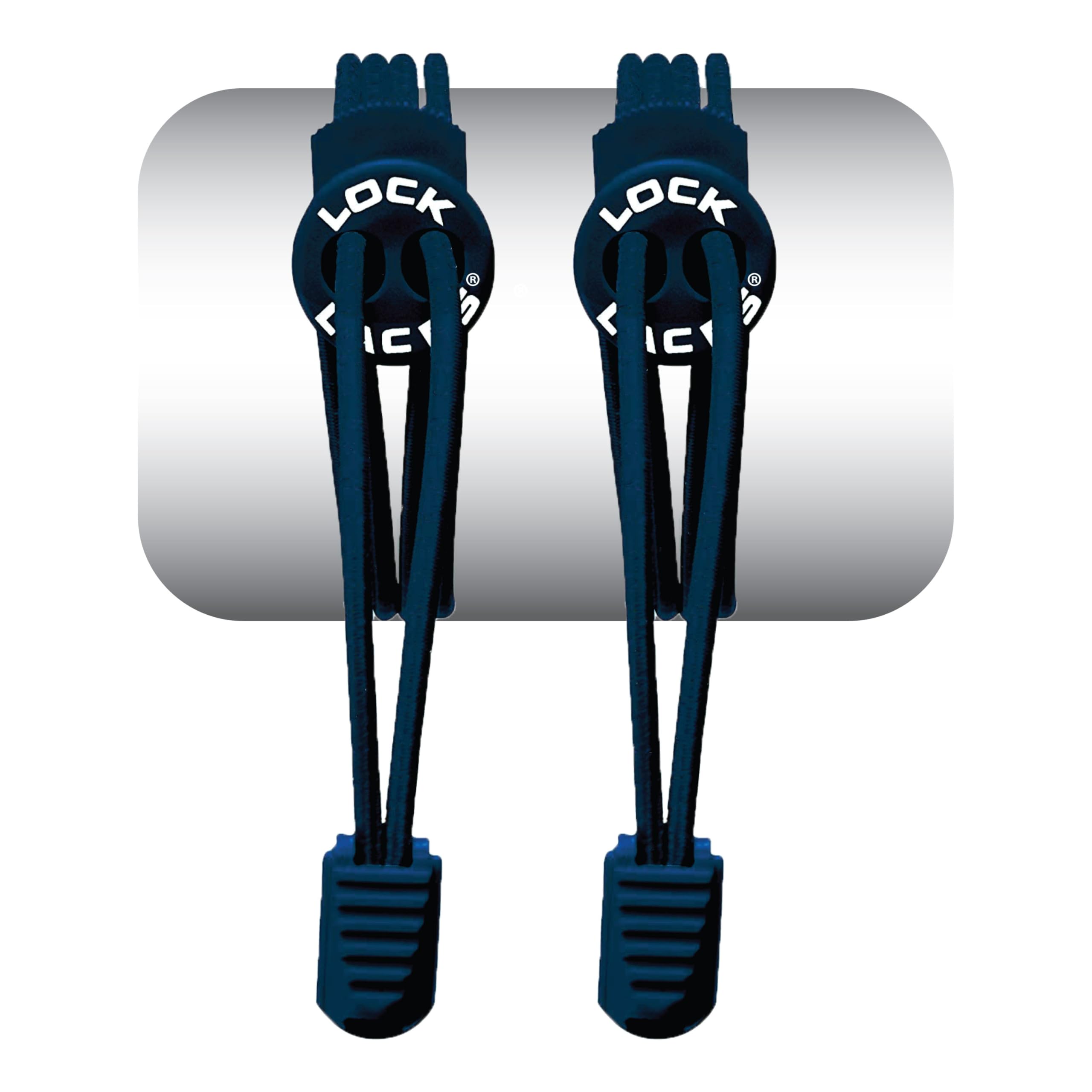 Lock Laces Elastic No Tie Shoelaces for Kids & Adults, One Size Fits All
