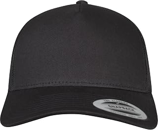 FLEXFIT Trucker Cap, Classic Trucker Hat, Baseball Trucker Cap with 5-Panel and Mesh Back, Adjustable Baseball Hat with Plastic Closure, Headwear, Unisex, Size: One Size