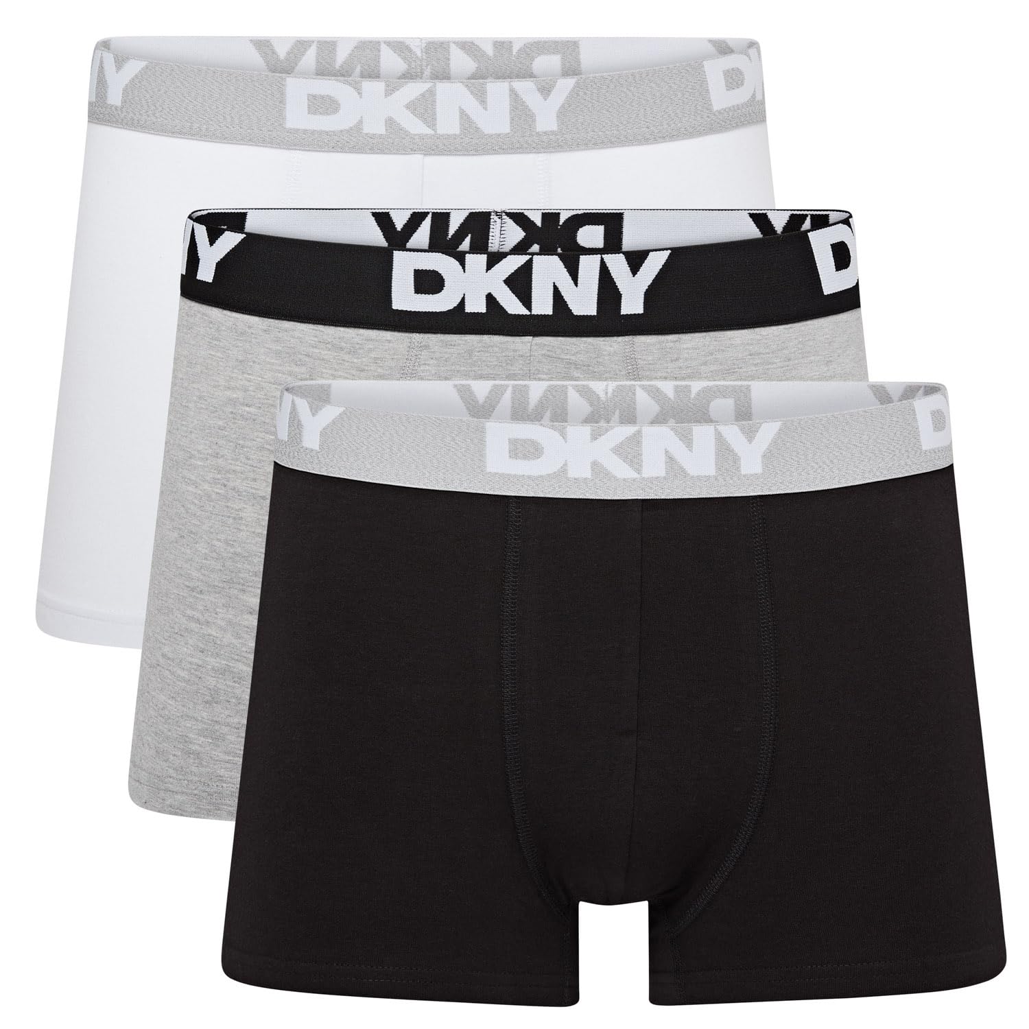 DKNY Seattle Boxers Men Multipack | Soft and Breathable Cotton Briefs | Men's Co