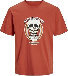 JACK & JONES Skull Tee Joranatomy SS Crew Neck Sn Men's T-Shirt