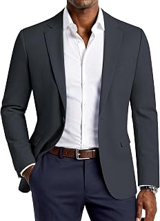 PJ PAUL JONES Men's Lightweight Sport Coat Casual Blazer Slim Suit Jacket