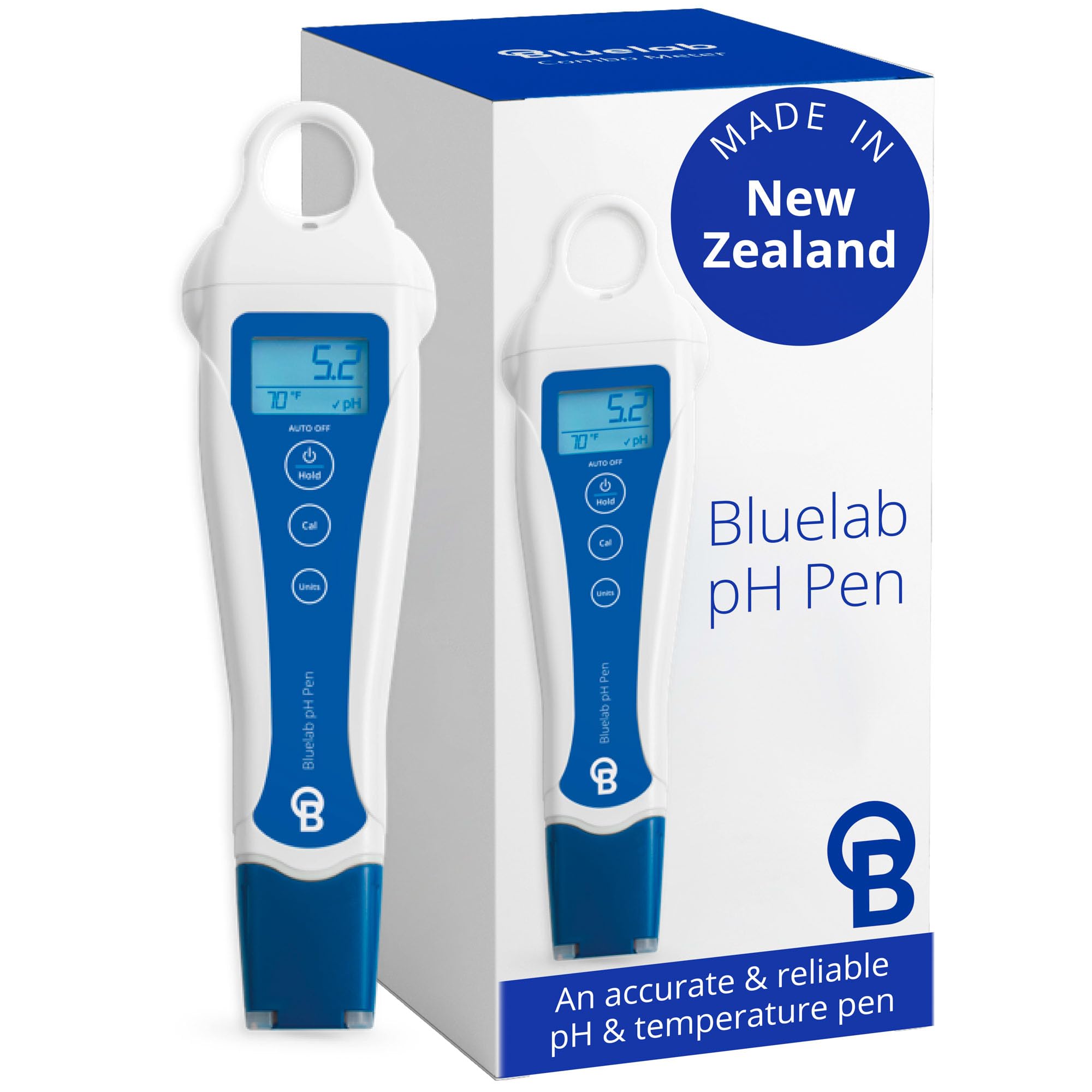 Bluelab pH Pen - ± 0.1 pH Accurate - Durable Double Junction Probe | Waterproof 