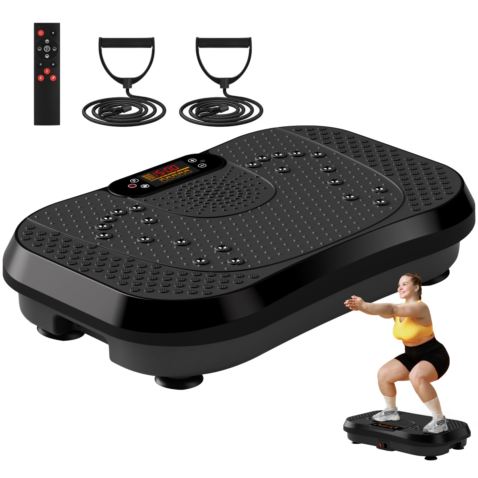 SoftGym Vibration Plate Exercise Machine for Lymphatic Drainage & Fitness | Quie