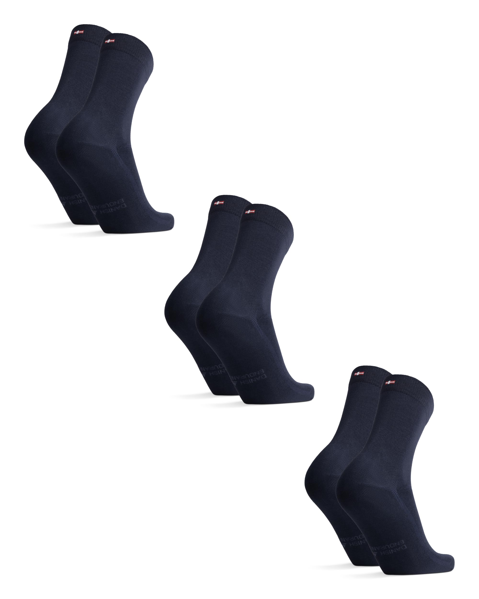 DANISH ENDURANCE Bamboo Fibre Men's Socks, Breathable Anti-Sweat Socks, Soft and