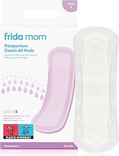 Frida Mom Postpartum Pads, Leak Proof Feminine Care Maxi Pads, Pack of 18