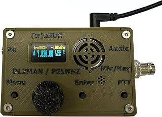 Malahit tr usdx transceiver 5-Band usdx Multimode QRP Assembled with case by PE1NNZ and DL2MAN Old Army Green