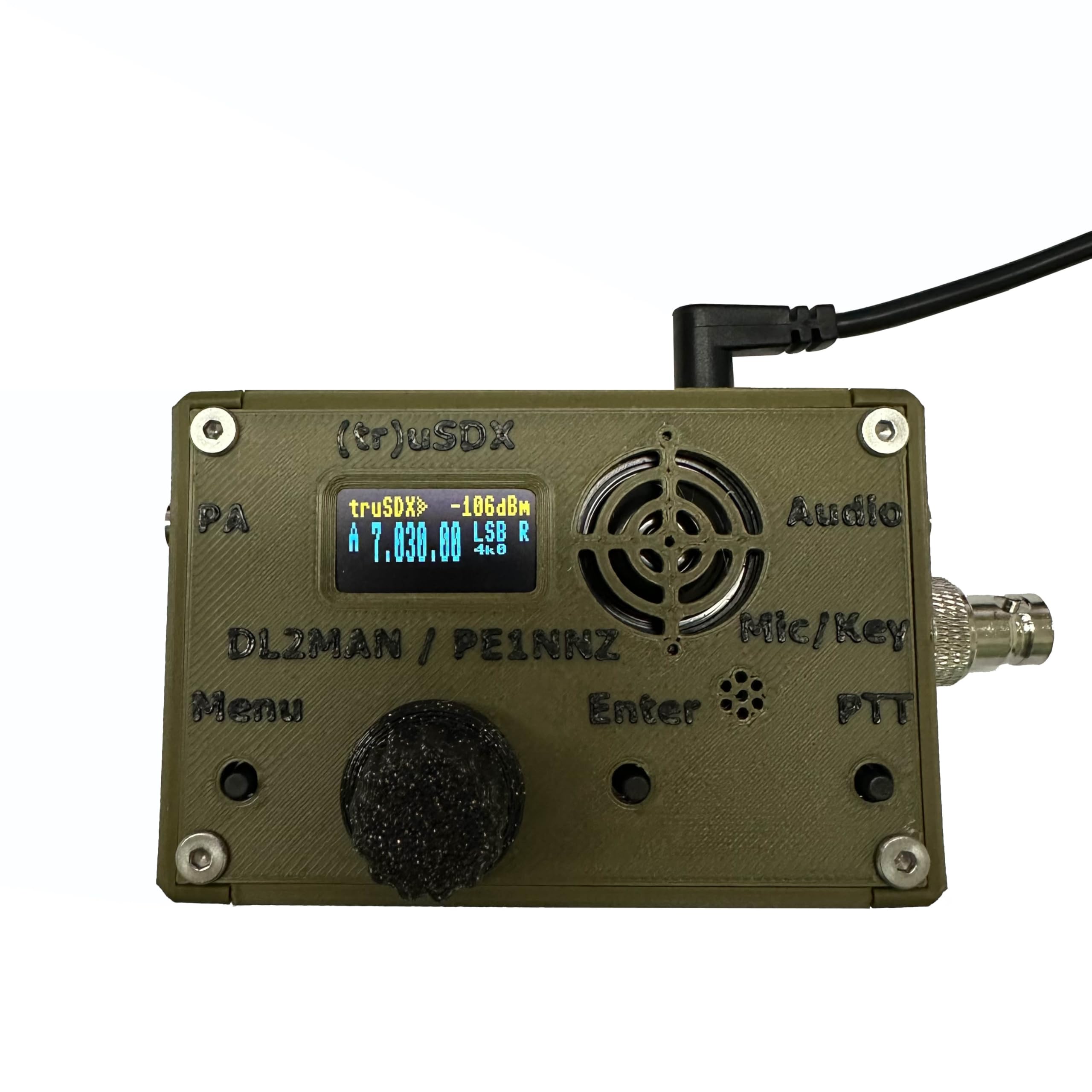 Malahit tr usdx transceiver 5-Band usdx Multimode QRP Assembled with case by PE1