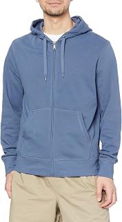 Amazon Essentials Zip-Up Hoodie, Lightweight, French Terry, Loose Fit, Men's