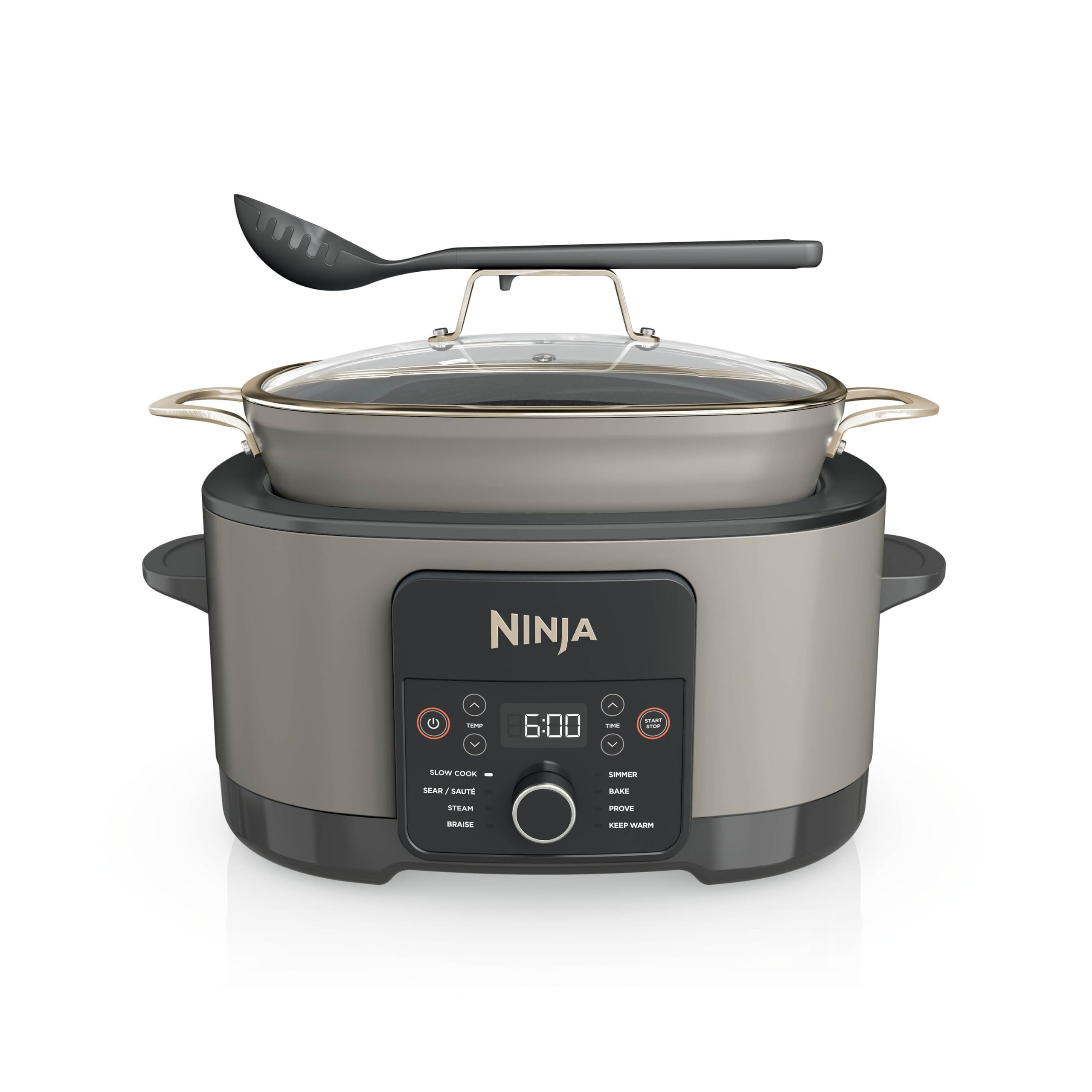 Ninja Foodi PossibleCooker, 8-in-1 8L Slow Cooker, Stone Gold MC1001UKSTGD | Inc