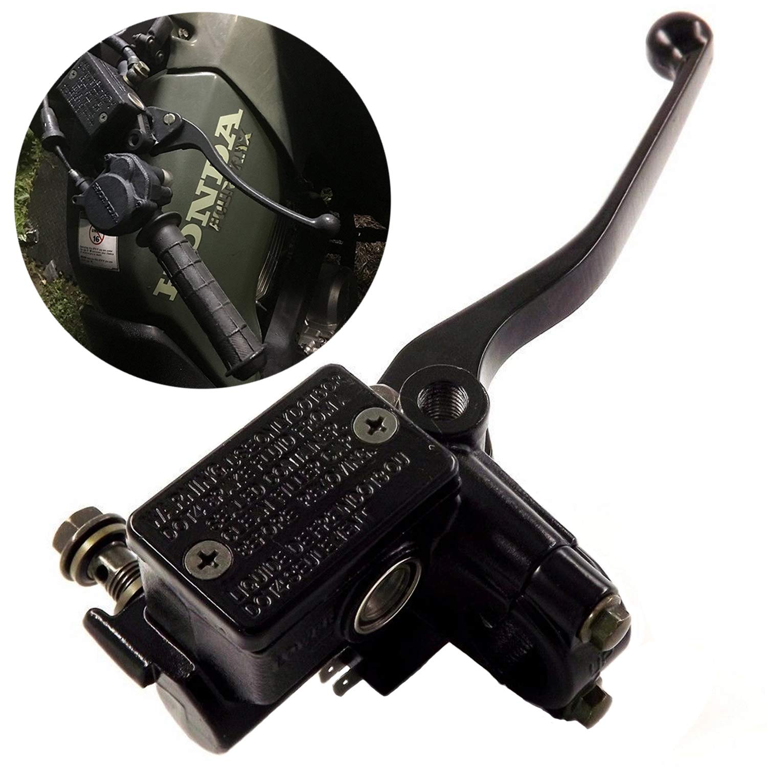 7/8" Brake Master Cylinder for Honda TRX 250 300 350 400 450 Foreman Rancher Rec