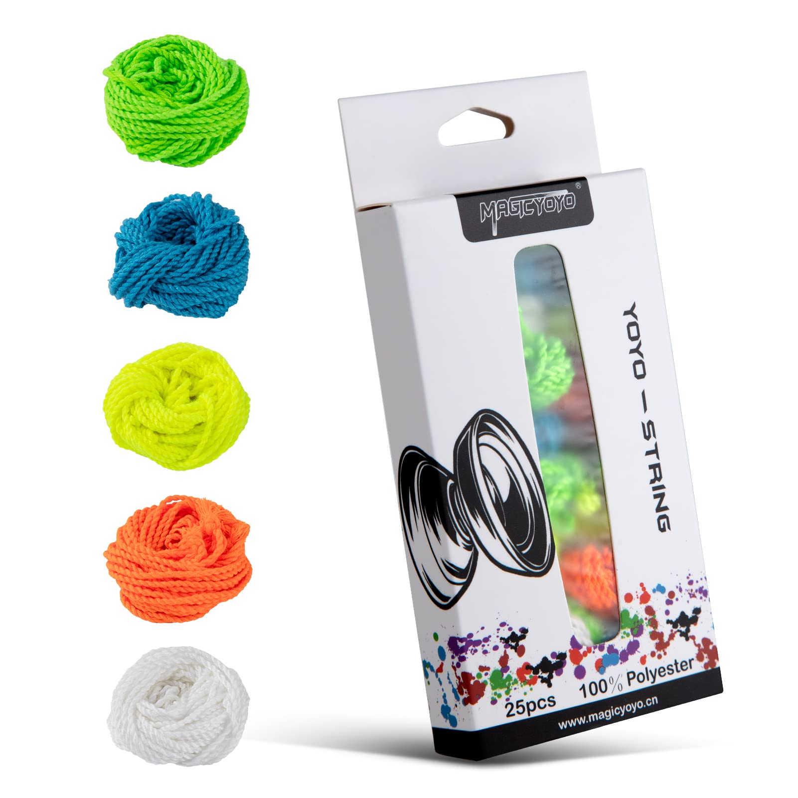 MAGICYOYO 100% Polyester Professional Yoyo Strings for Responsive and Non Respon