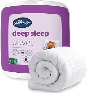 Silentnight Deep Sleep Double Duvet 10.5 Tog – Microfibre, All Year Round Soft and Comfortable Quilt Duvet Ideal for Spring, Summer, Autumn and Winter – Hypoallergenic and Machine Washable – 200x200cm