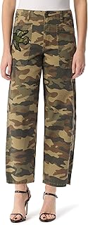 Jessica Simpson Women's Relaxed Barrel Zip Front Wide Leg Ankle Standard Jeans