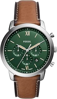 Fossil Men's Watch, Neutra Quartz Stainless Steel Chronograph Watch for Men