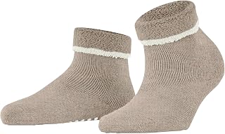 ESPRIT Women's Cozy Slippers Sock Rubber Sole Non Slip Best Grip Thick Comfortable Warm Padded Interior Breathable Heat-regulating Anti-Odour Virgin Wool 1 Pair