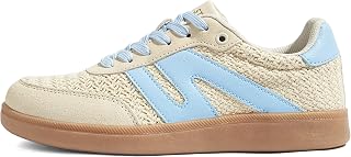 LUCKY STEP Women Retro Gum Sole Fashion Sneakers