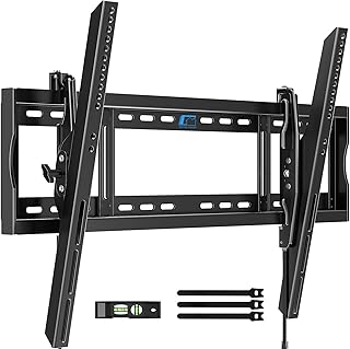 HOME VISION Heavy Duty Tilt TV Wall Mount for 48-120 Inch Flat Screen | Max VESA 800x600mm, Holds up to 200 lbs, Fits 8-28" Wood Studs, Universal Low Profile TV Bracket for LED OLED LCD, HV9801