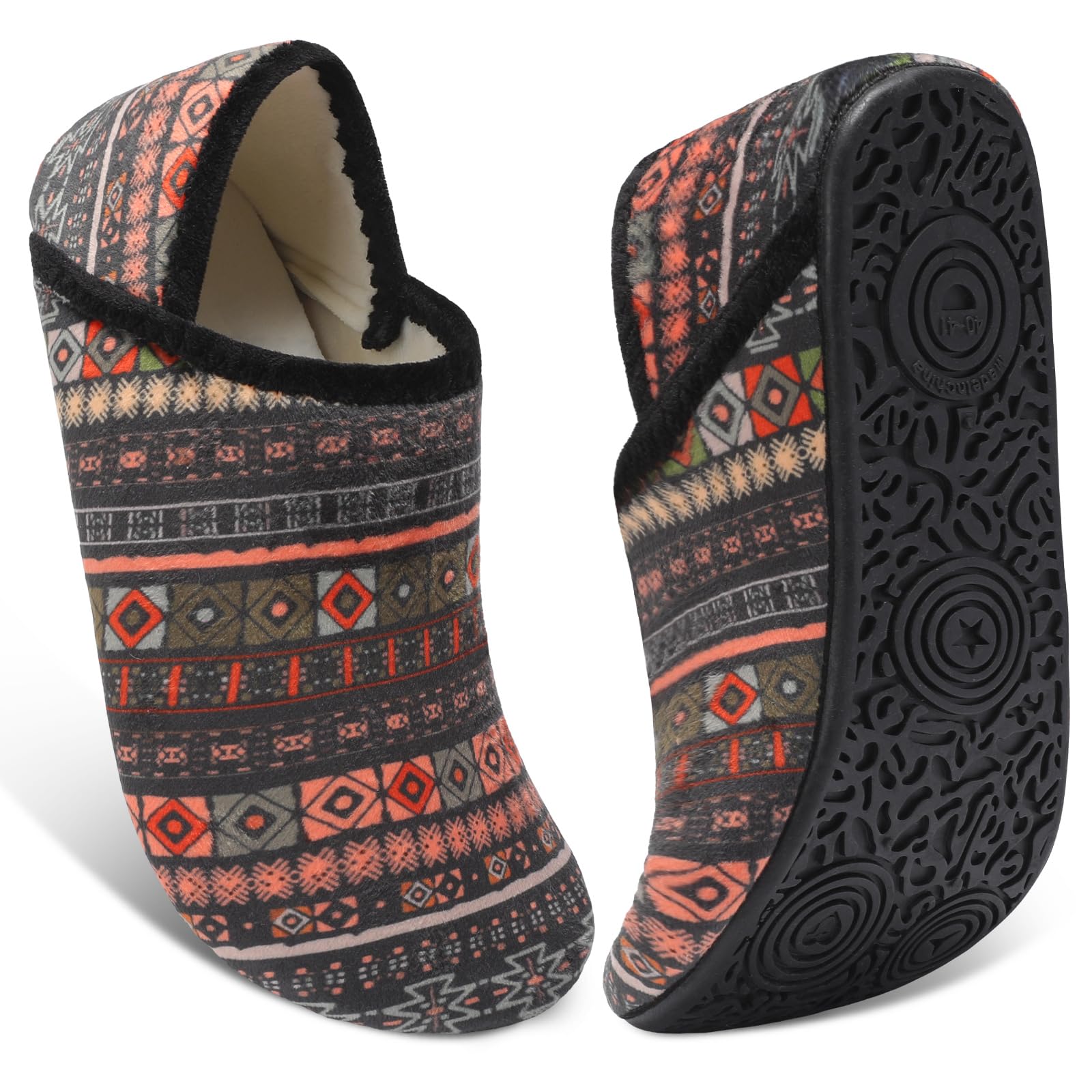 XIHALOOK Slippers for Women Men Cozy House Shoes Slip on Indoor Barefoot