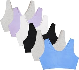 Fruit of the Loom Women's Built Up Tank Style Sports Bra Value Pack