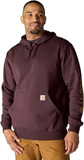 Carhartt メンズシグネチャースリーブロゴ フード付きスウェットシャツK288 US サイズ: [並行輸入品]