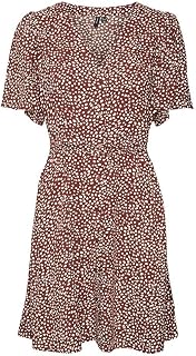 VERO MODA Vmalba SS Short Dress Wvn Noos Women's Dress