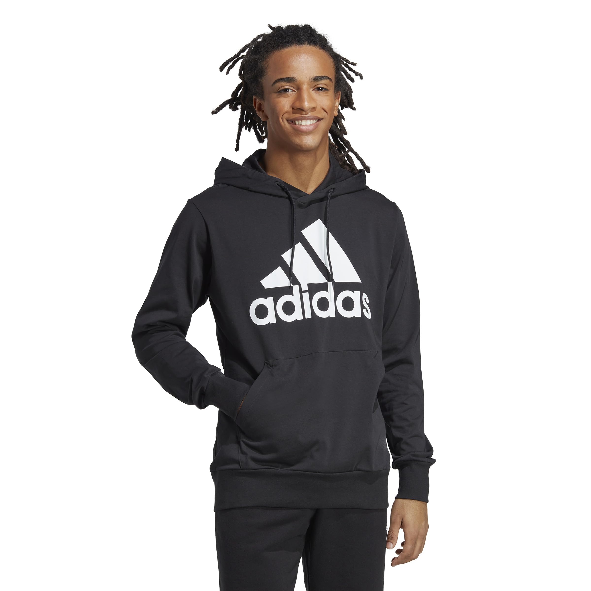adidas Men's Essentials Big Logo French Terry Hoodie