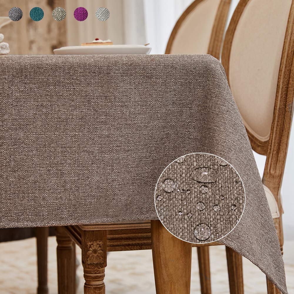 Balcony & Falcon Tablecloth, Nordic Style, Water Repellent, Treatment, 57.1 x 11