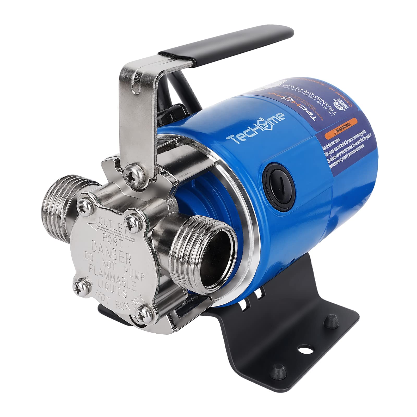 TecHome Electric Water Transfer Pump, 115V 1/10HP Utility Garden Hose Pump | Non
