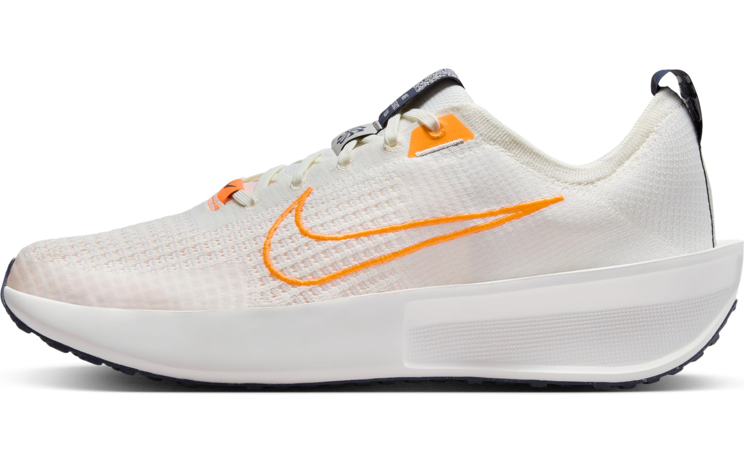 NIKE Interact Run, Men's Running Shoes, Sail Total Orange Platinum Tint, 42 EU