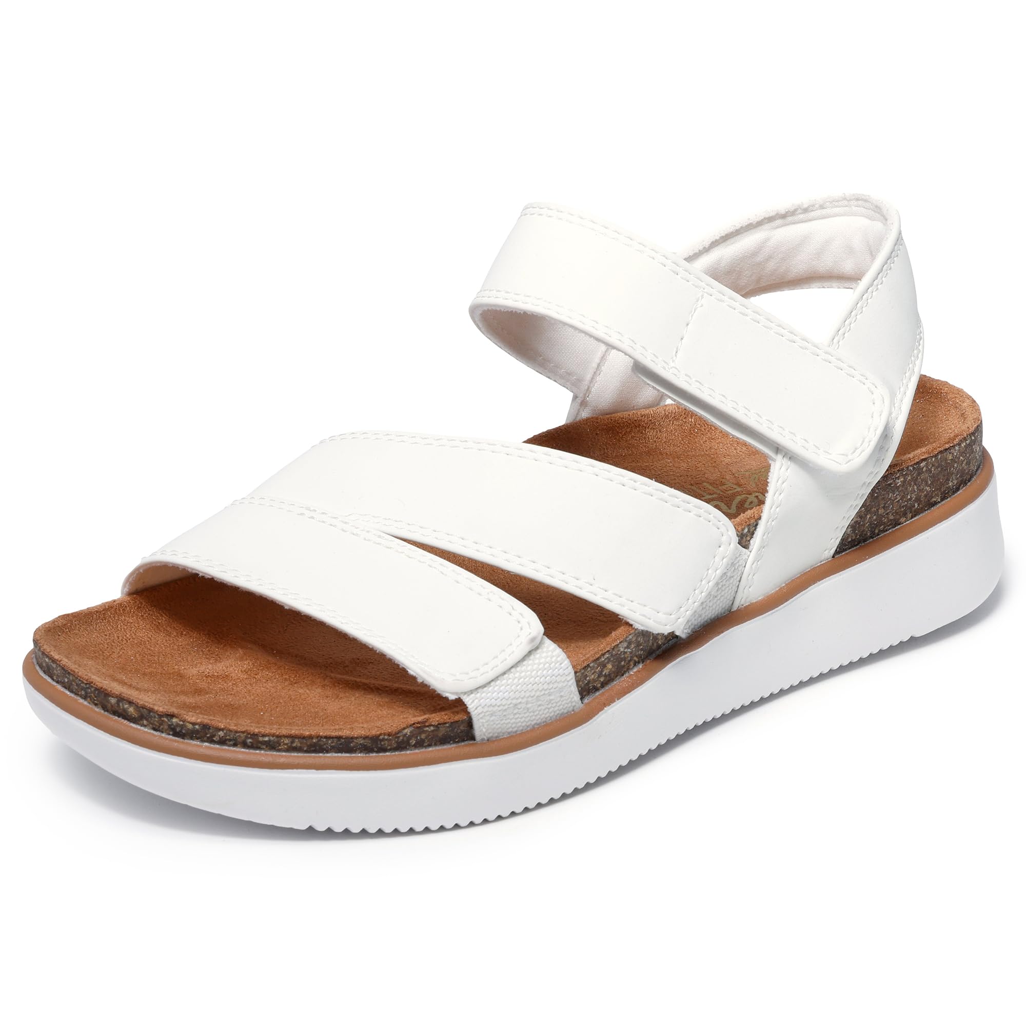 Skechers Women's Flat Sandals Lifted Comfort Taupe