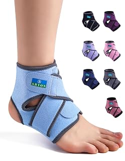 ABYON Ankle Support for Men&Women,Breathable Neoprene Ankle Brace with Adjustable Figure-8 Straps,Ankle Wrap Compression Sleeve for Plantar Fasciitis Relief,Arthritis,Tendonitis,Ankle Sprain
