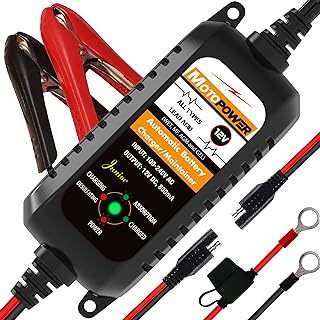 MOTOPOWER MP00205A 12V 800mA Fully Automatic Battery Charger/Maintainer