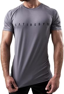 Satire Gym Men's Sports T-Shirt, S-XXL – Lightweight and Breathable
