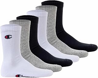 Champion Unisex Core 6pp Crew Socks (Pack of 6)